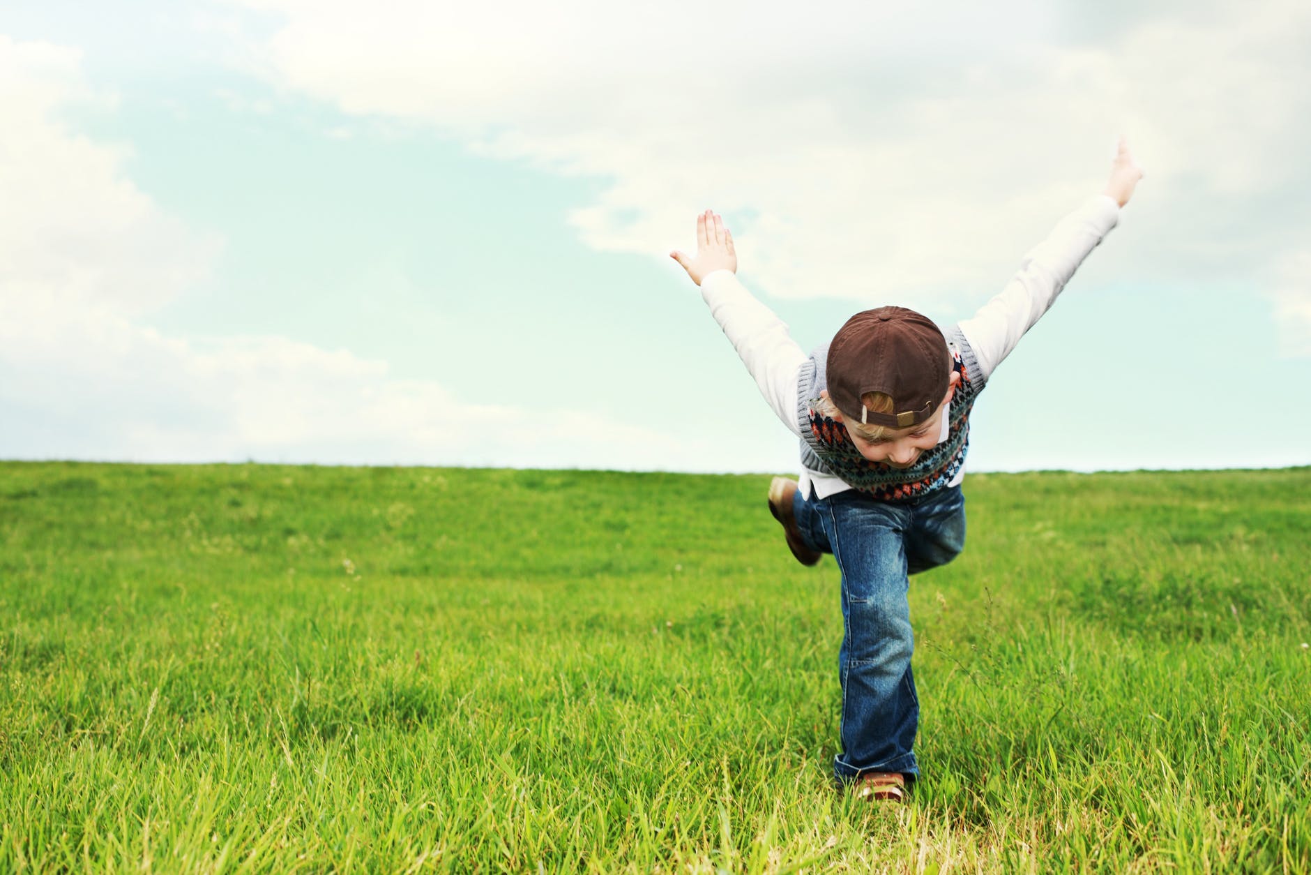 carefree child childhood countryside